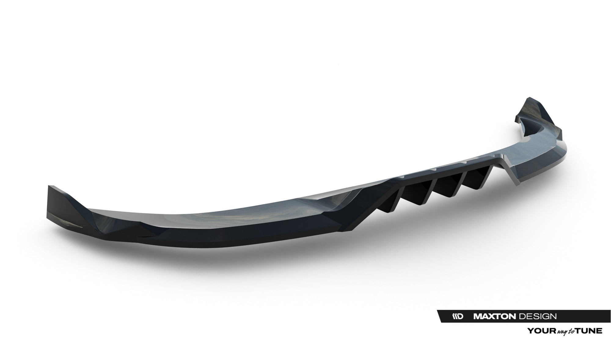 Splitter trasero V.3 Cupra Terramar Mk1 (versión con bola de remolque) (con barras verticales)
