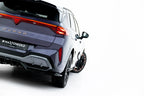 Splitter trasero V.4 Cupra Terramar Mk1 (versión con bola de remolque) (con barras verticales)