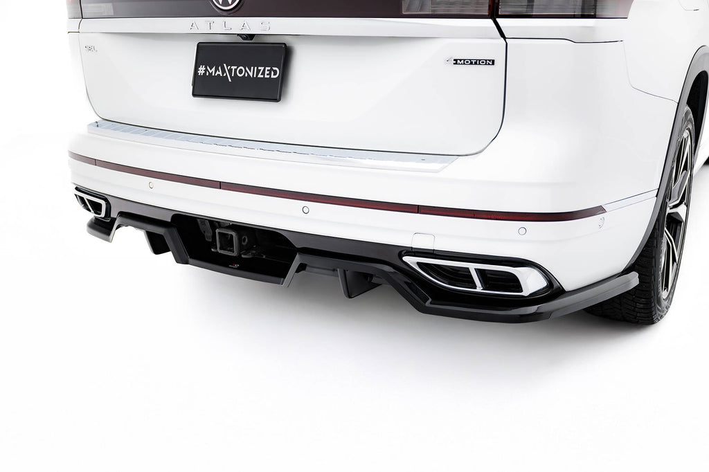 Splitter trasero Volkswagen Atlas R-Line Mk1 Facelift 2 (con barras verticales)