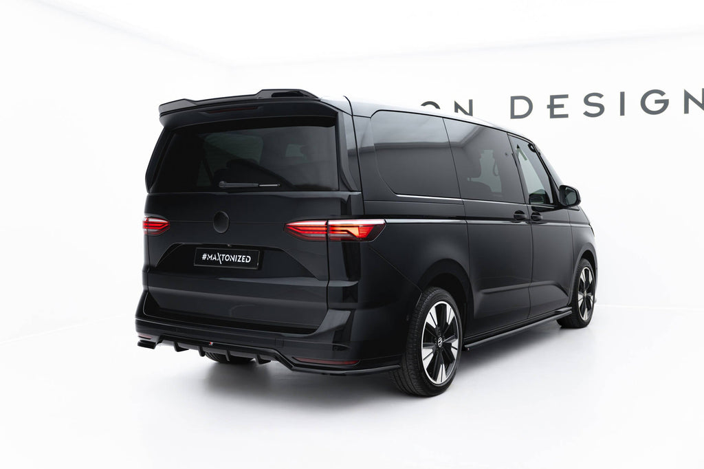 Splitter trasero Volkswagen Multivan Long T7 (con barras verticales)