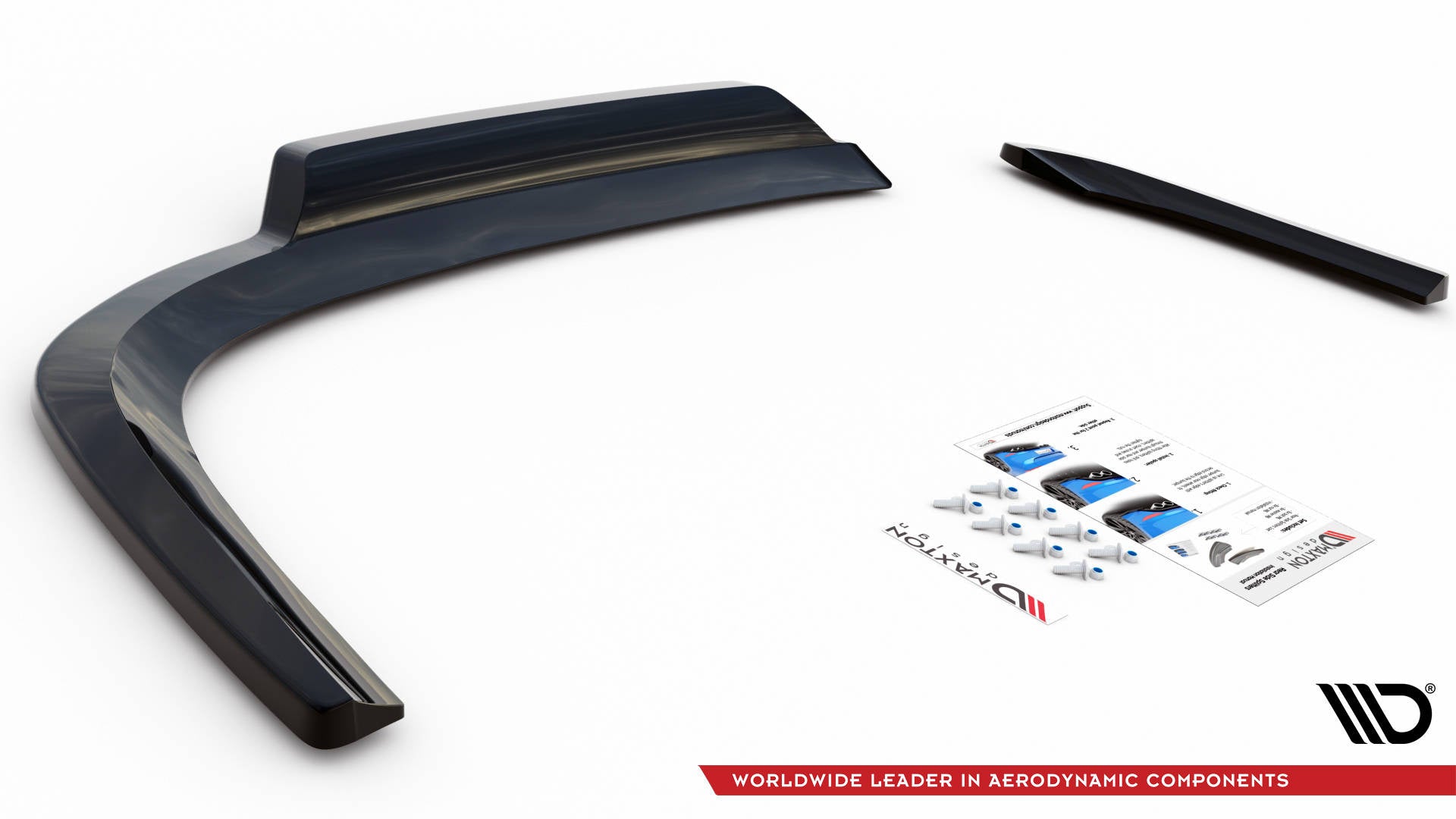 Splitter trasero Volkswagen Passat CC (con barras verticales)