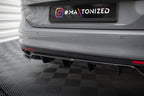 Splitter trasero Volkswagen Passat R-Line B8 Facelift (con barras verticales)