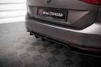 Splitter trasero Volkswagen Passat Berlina / Variant B8 R-Line (con barras verticales)