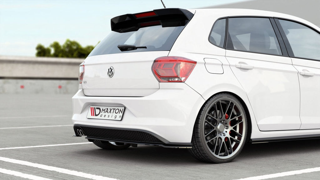 Splitter trasero Volkswagen Polo GTI R-Line Mk6 (con barras verticales)