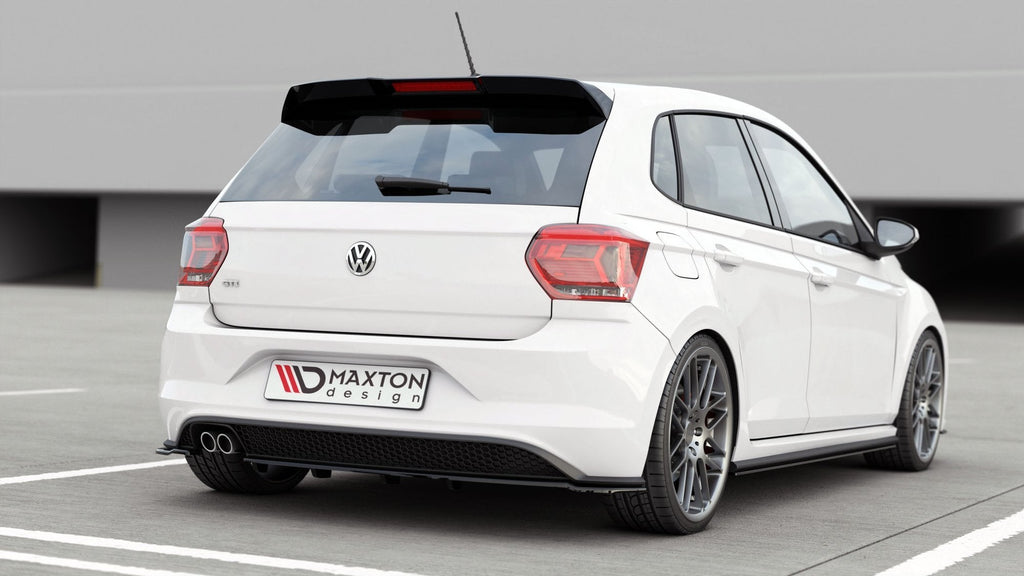 Splitter trasero Volkswagen Polo GTI R-Line Mk6 (con barras verticales)
