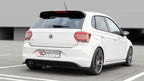Splitter trasero Volkswagen Polo GTI R-Line Mk6 (con barras verticales)