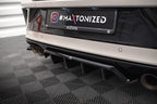 Splitter trasero Volkswagen T-ROC R R-Line Mk1 Facelift (con barras verticales)
