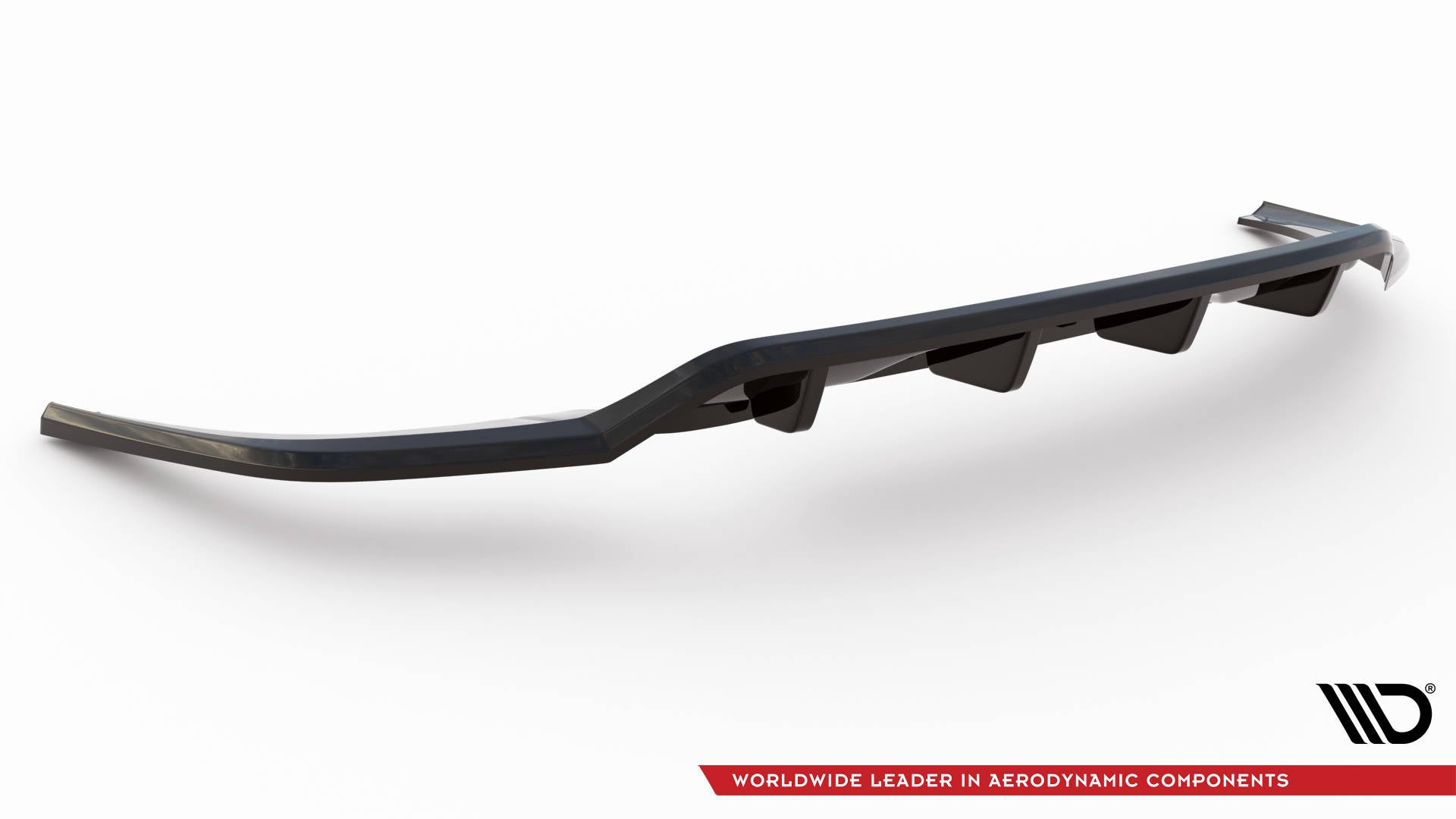 Splitter trasero Volkswagen Taigo R-Line Mk1 (con barras verticales)