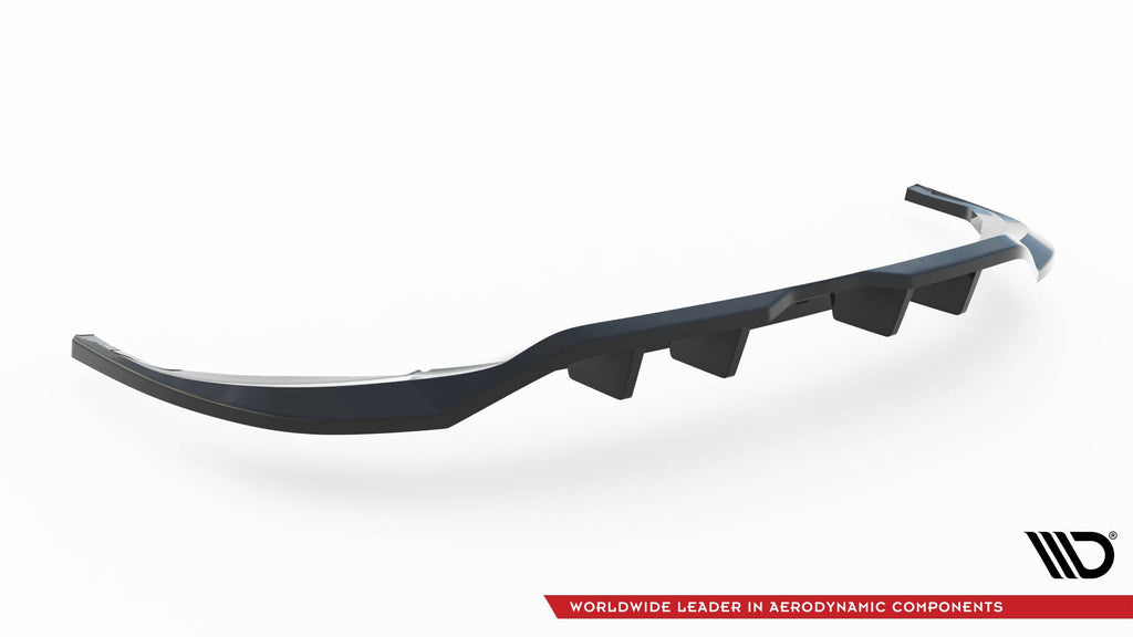 Splitter trasero Volkswagen Tiguan Allspace R-Line Mk2 Facelift (con barras verticales)