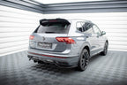Splitter trasero Volkswagen Tiguan Allspace R-Line Mk2 Facelift (con barras verticales)