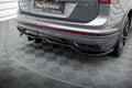 Splitter trasero Volkswagen Tiguan Allspace R-Line Mk2 Facelift (con barras verticales)