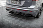 Splitter trasero Volkswagen Tiguan Allspace R-Line Mk2 Facelift (con barras verticales)