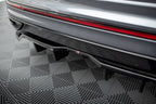 Splitter trasero Volkswagen Tiguan Allspace R-Line Mk2 Facelift (con barras verticales)