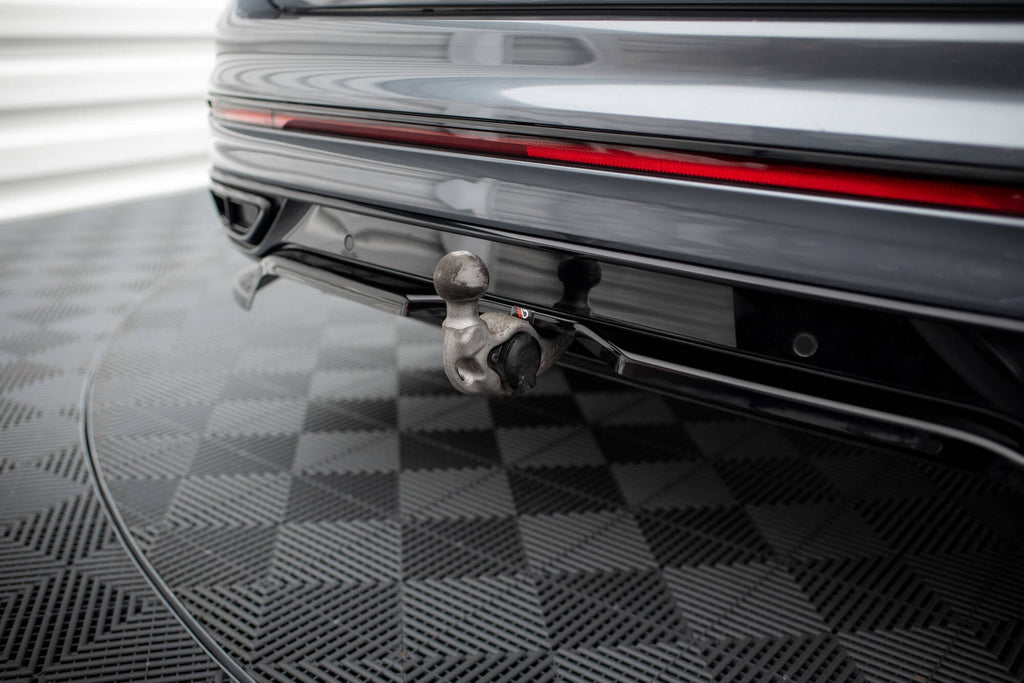 Splitter trasero Volkswagen Tiguan Allspace R-Line Mk2 Facelift (con barras verticales)