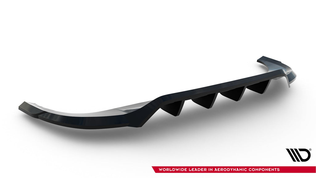 Splitter trasero Volkswagen Tiguan Mk3 (con barras verticales)