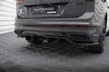 Splitter trasero Volkswagen Tiguan R-Line Mk2 Facelift (con barras verticales)