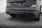 Splitter trasero Volkswagen Tiguan R-Line Mk2 Facelift (con barras verticales)