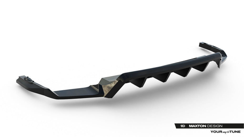 Rear Diffuser Volkswagen Touareg R-Line Mk3 Facelift (with vertical fins)