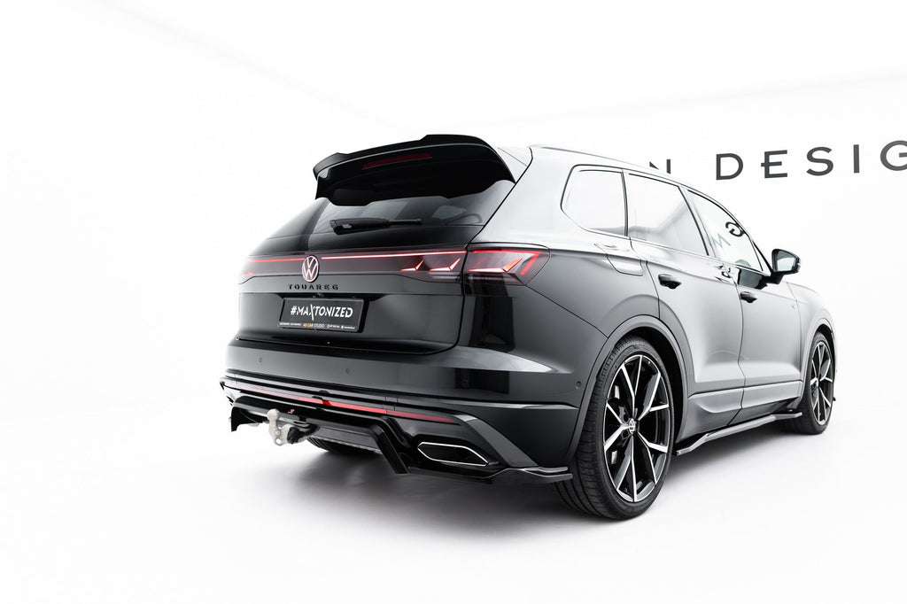 Rear Diffuser Volkswagen Touareg R-Line Mk3 Facelift (with vertical fins)