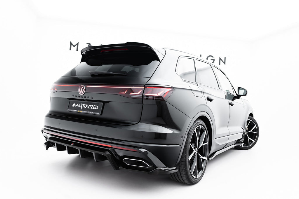 Rear Diffuser Volkswagen Touareg R-Line Mk3 Facelift (with vertical fins)