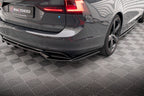 Splitter trasero Volvo V90 S90 R-Design Mk2 (con barras verticales)