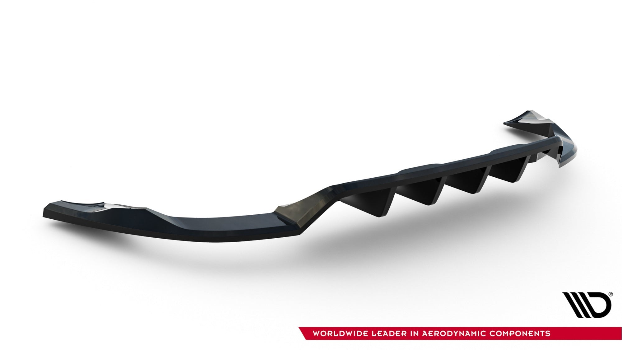 Splitter trasero Volvo XC60 Mk1 Facelift (con barras verticales)