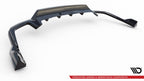 Splitter trasero Volvo XC60 R-Design Mk2 Facelift (con barras verticales)