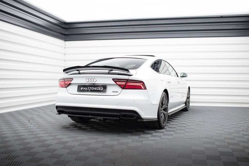 Audi A7 S-Line C7 Facelift Rear Diffuser (with vertical bars)