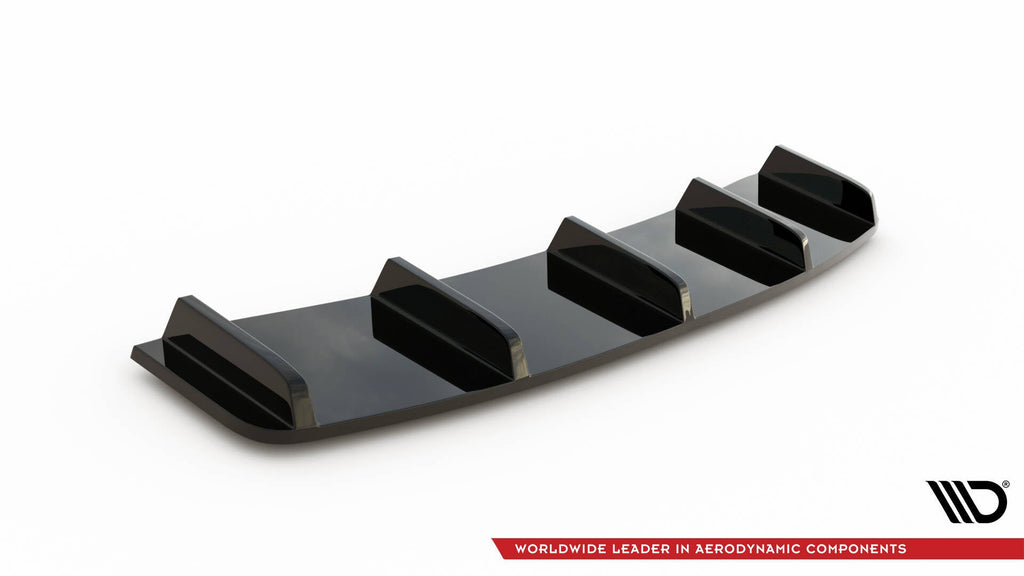 Audi A7 S-Line C7 Facelift Rear Diffuser (with vertical bars)