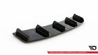 Audi A7 S-Line C7 Facelift Rear Diffuser (with vertical bars)