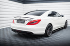 Splitter trasero Mercedes-Benz CLS AMG-Line C218 (con barras verticales)