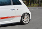 Abarth 500 Mk1 Rear Side Splitters