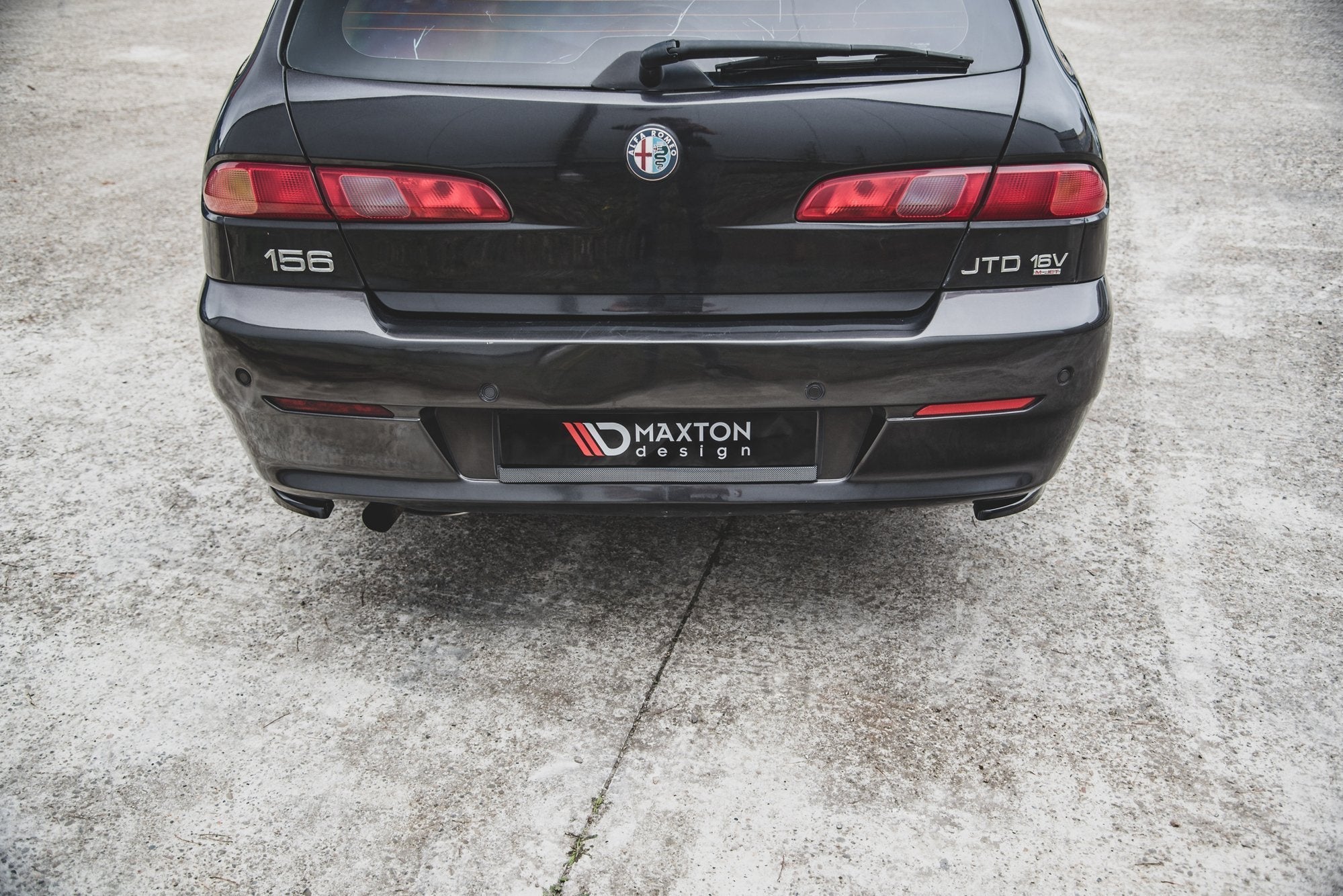 Splitters laterales traseros Alfa Romeo 156 SW Facelift