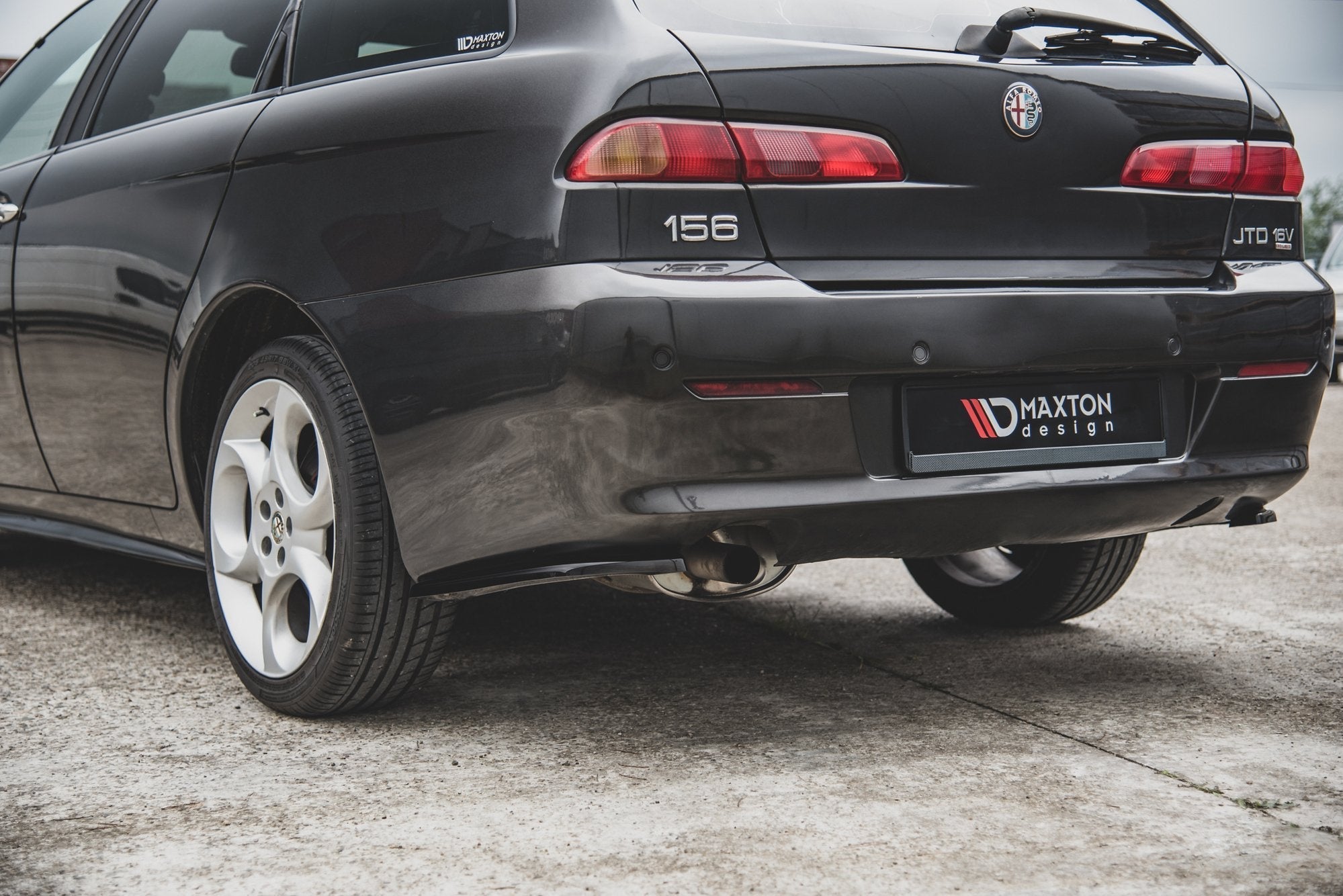 Splitters laterales traseros Alfa Romeo 156 SW Facelift