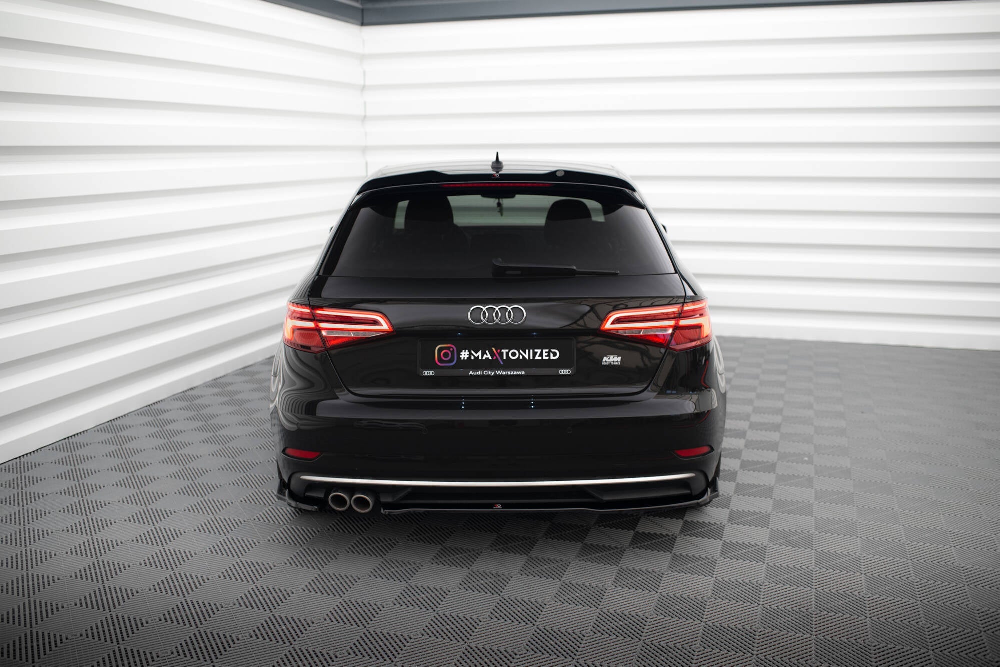 Splitters laterales traseros Audi A3 Sportback 8V Facelift