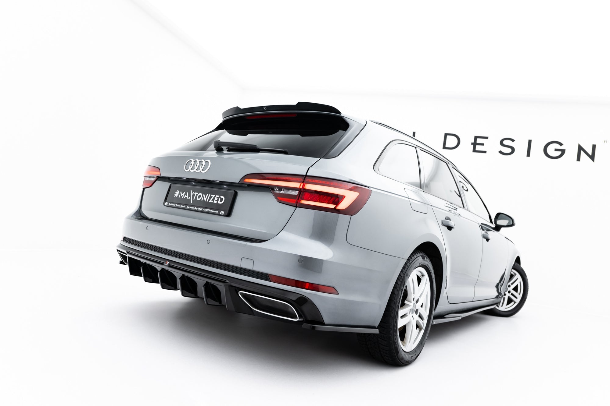 Splitters laterales traseros Audi A4 / A4 S-Line / S4 Berlina / Sedán / Avant B9
