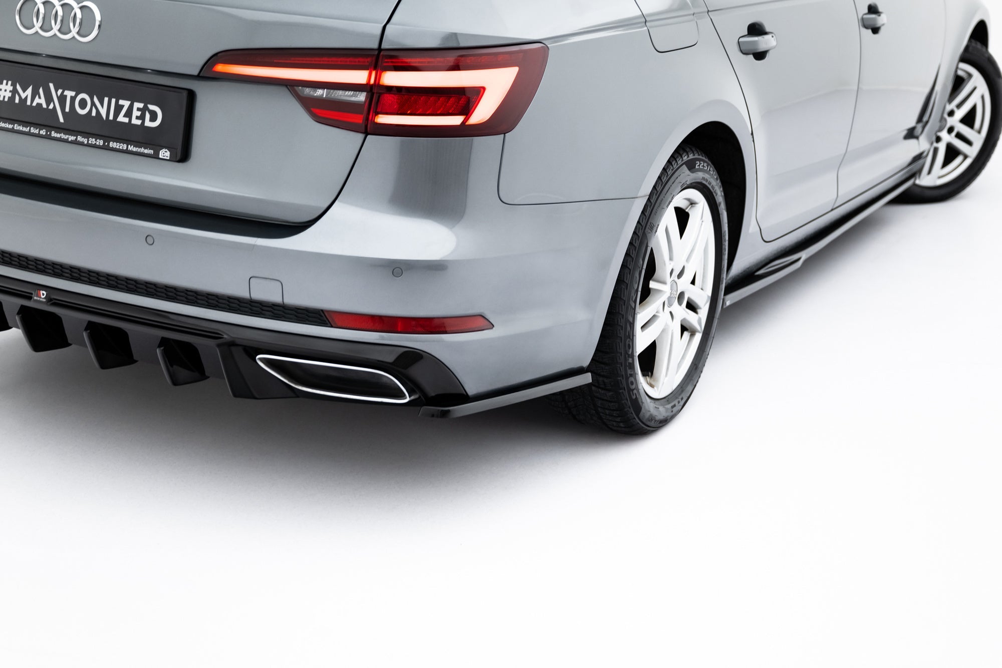Splitters laterales traseros Audi A4 / A4 S-Line / S4 Berlina / Sedán / Avant B9