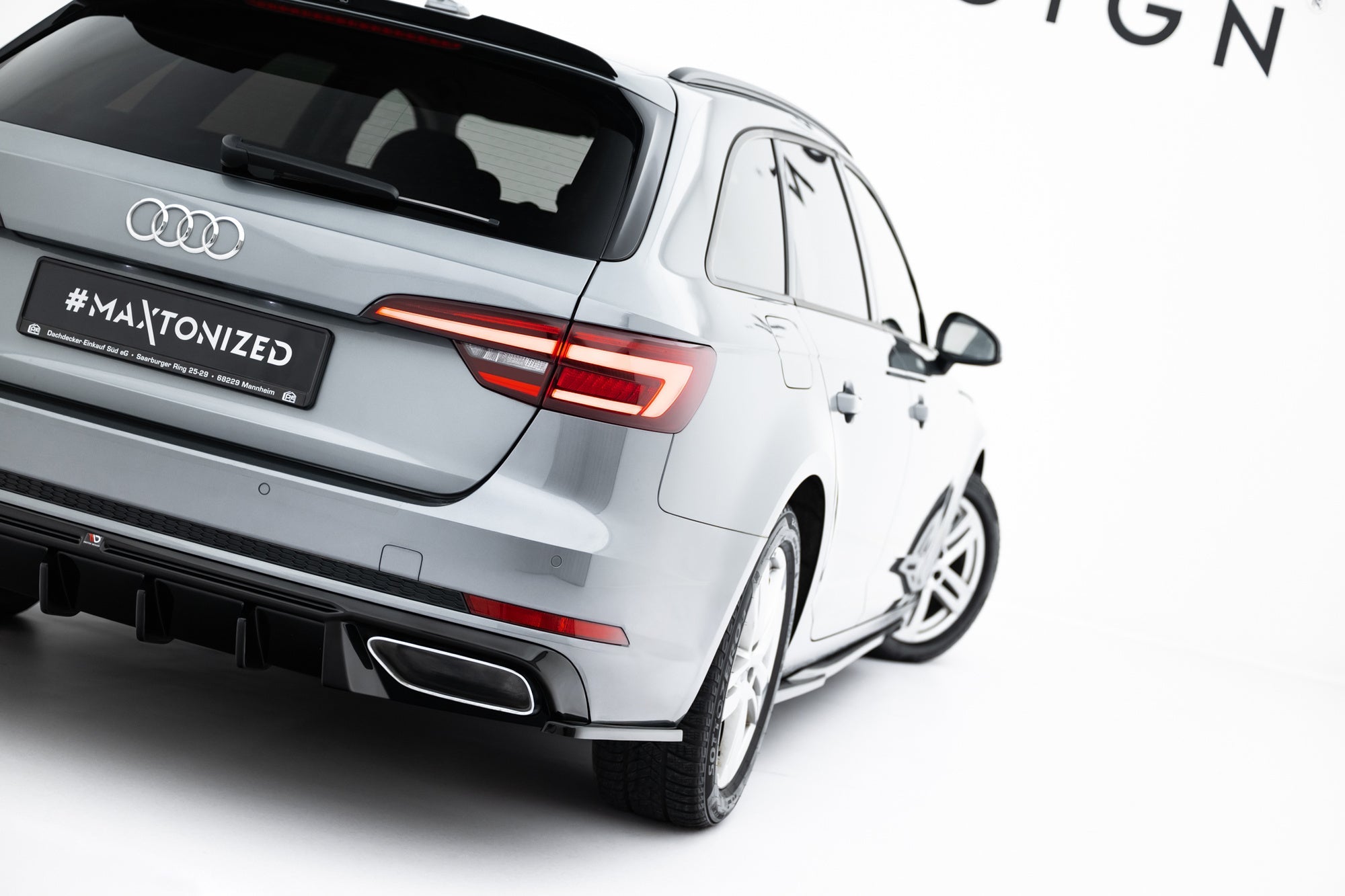 Splitters laterales traseros Audi A4 / A4 S-Line / S4 Berlina / Sedán / Avant B9