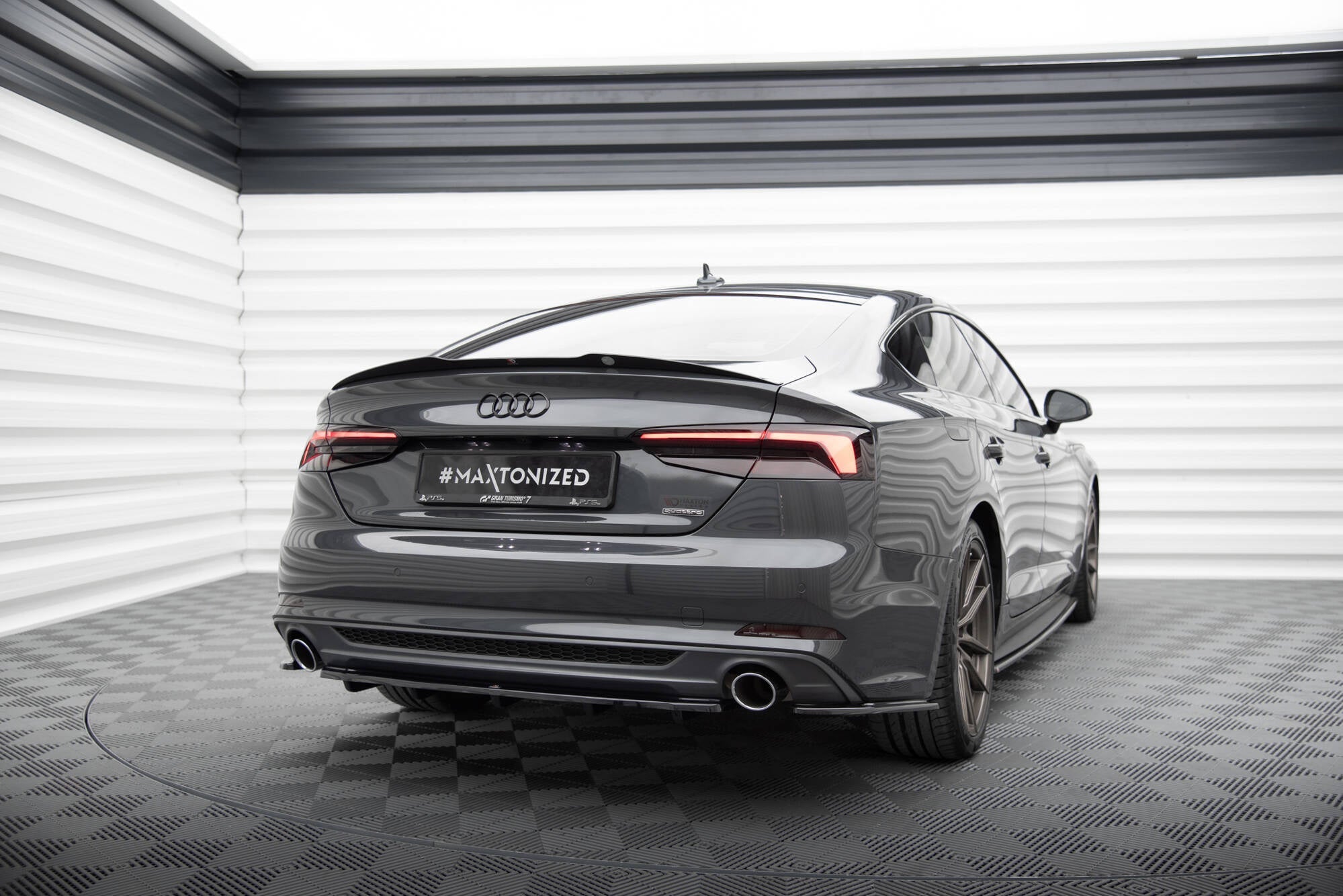 Splitters laterales traseros Audi A5 S-Line F5 Sportback