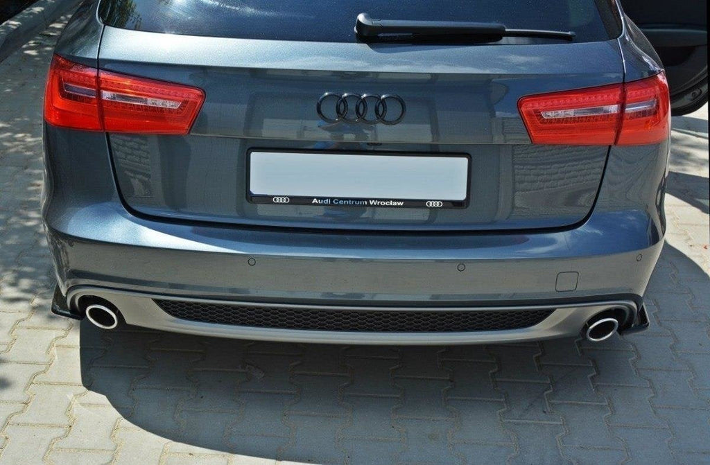 Audi A6 C7 S-Line Rear Side Splitters