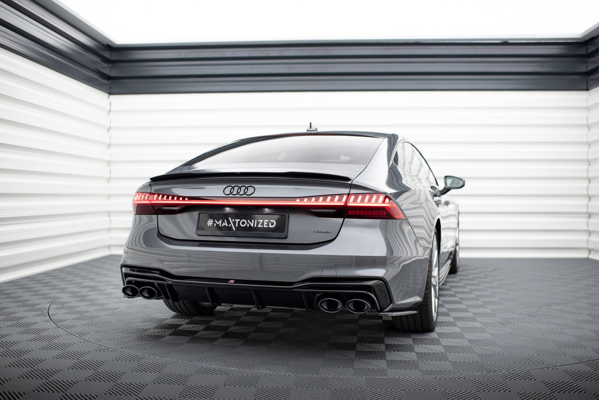Splitters laterales traseros Audi A7 S-Line C8 / S7 C8 / C8 Facelift / S7 Facelift