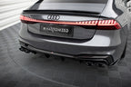 Splitters laterales traseros Audi A7 S-Line C8 / S7 C8 / C8 Facelift / S7 Facelift