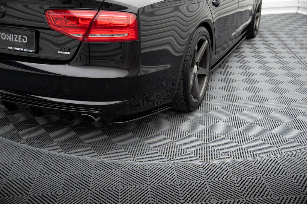 Audi A8 D4 Rear Side Splitters