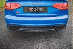 Splitters laterales traseros Audi S4 / A4 S-Line B8 Berlina / Sedán