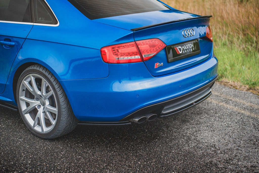Splitters laterales traseros Audi S4 / A4 S-Line B8 Berlina / Sedán
