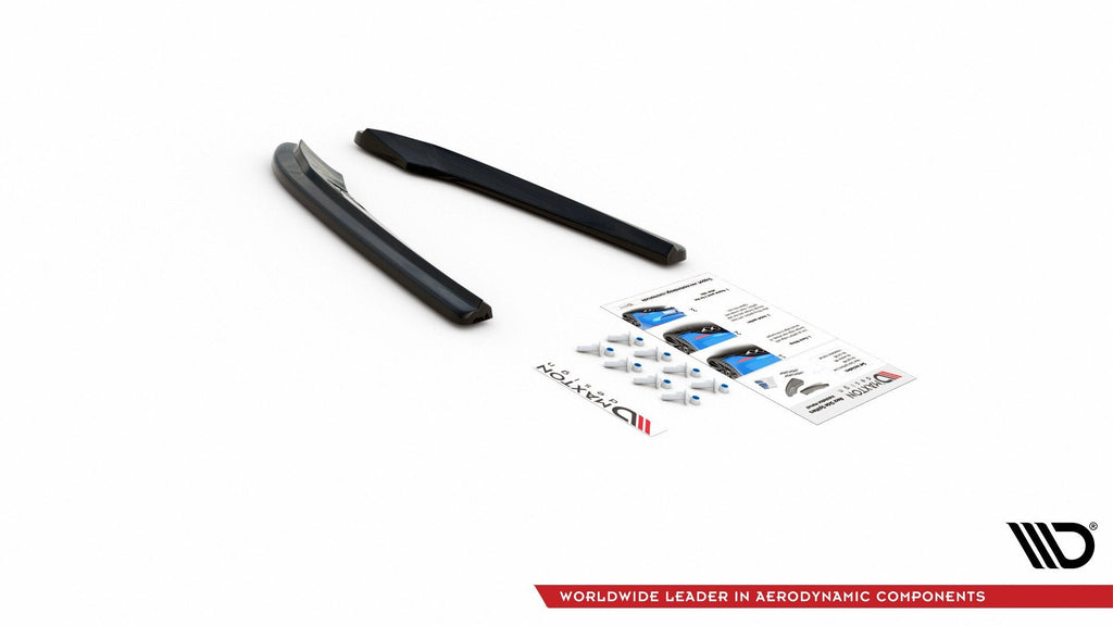 Splitters laterales traseros Audi S4 / A4 S-Line B8 Berlina / Sedán