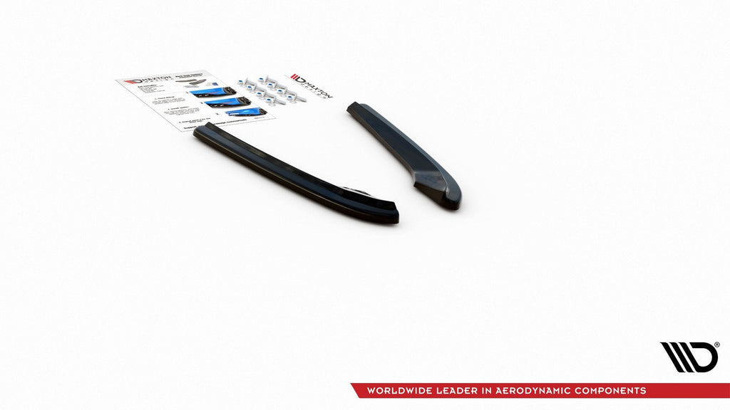 Splitters laterales traseros Audi S4 / A4 S-Line B8 Berlina / Sedán