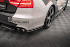 Splitters laterales traseros Audi S8 D4
