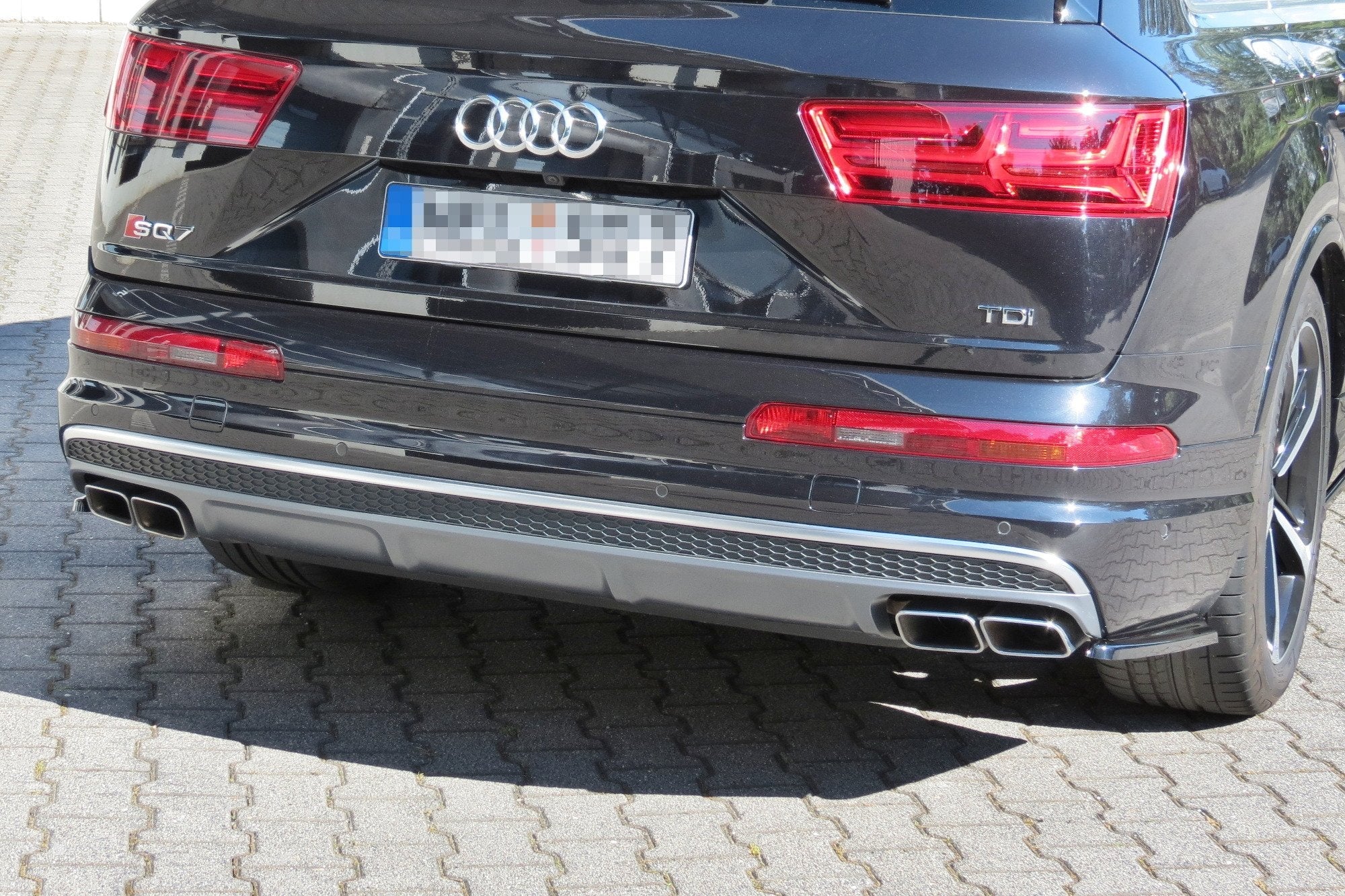 Splitters laterales traseros Audi SQ7 / Q7 S-Line Mk2