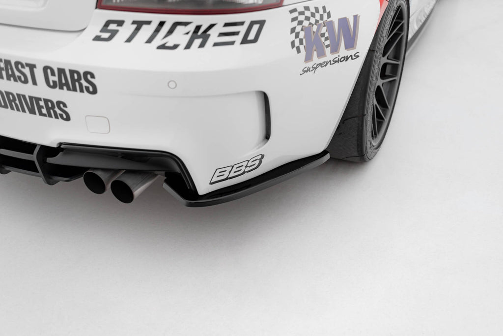 Splitters laterales traseros BMW Serie 1 M Coupé E82